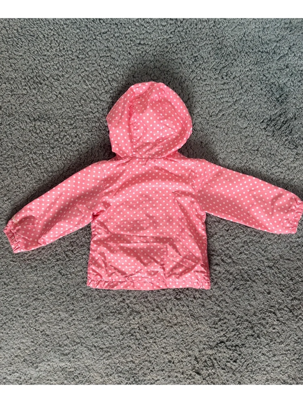 OshKosh B'gosh Pink Polka Dot Hooded Baby Jacket 24M